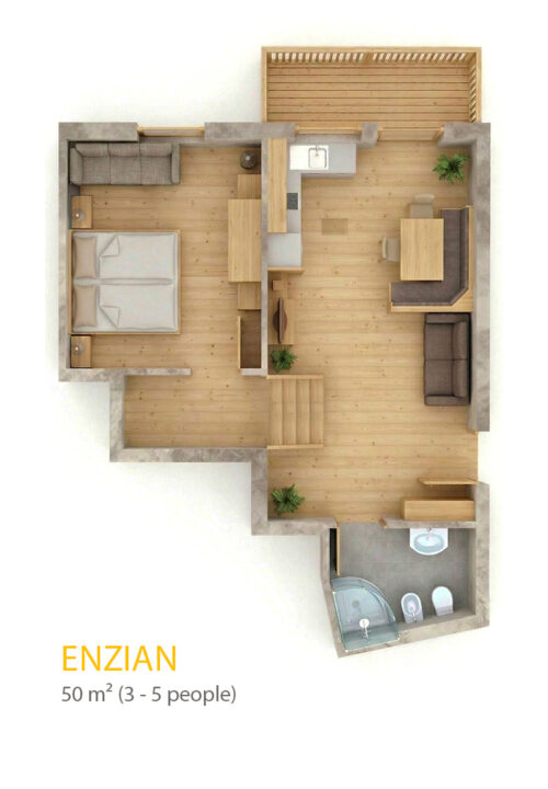 Appartement Enzian Appartamento Apartment